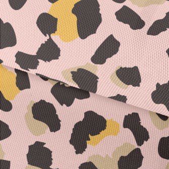 Hand Painted Pink Leopard Prin Waterproof Oxford