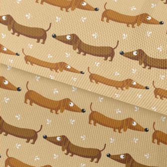 Silly Cute Dachshund Waterproof Oxford
