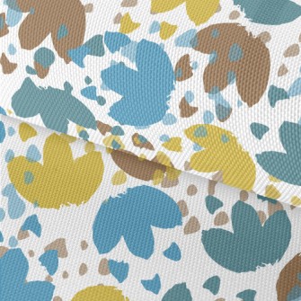 Colorful Flower Shapes Waterproof Oxford