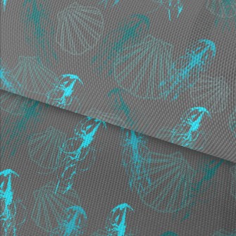 Line Jellyfish And Shells Waterproof Oxford