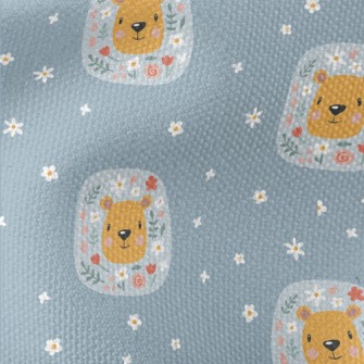 Little Bear Surrounded By Flow Waterproof Canvas