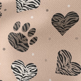 Animal Prints In Different Sha Waterproof Canvas
