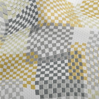 Pattern Made Of Squares Athletic Mesh Flat Back