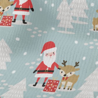 Christmas Winter Pattern Terry