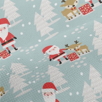 Christmas Winter Pattern Performance Linen
