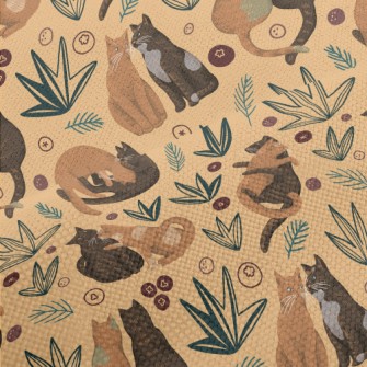 Realistic Love Cats Performance Linen