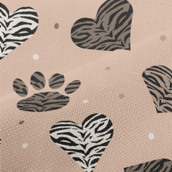 Animal Prints In Different Sha Performance Linen