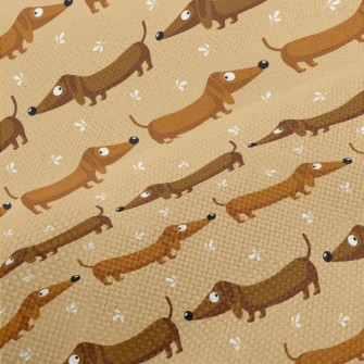 Silly Cute Dachshund Performance Linen