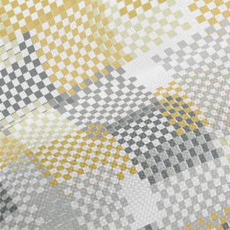 Pattern Made Of Squares Performance Linen