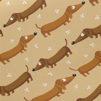 Silly Cute Dachshund Twill