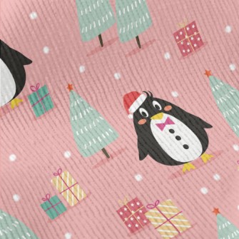 Penguin Wearing Santa Hat Standard Corduroy