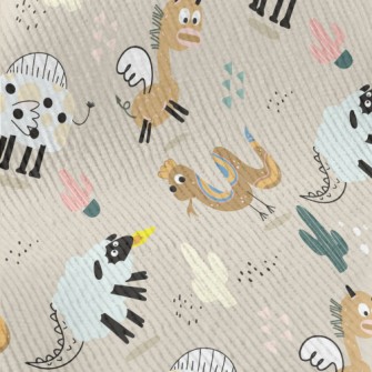 Animals Turn Into Strange Mons Standard Corduroy