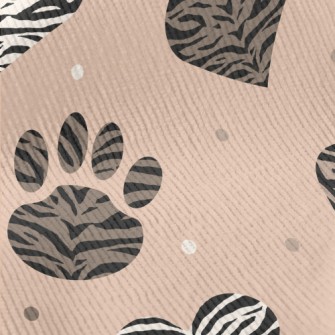 Animal Prints In Different Sha Standard Corduroy