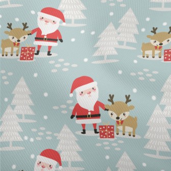 Christmas Winter Pattern Dobby