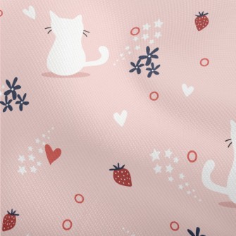 White Cat And Strawberry Dobby