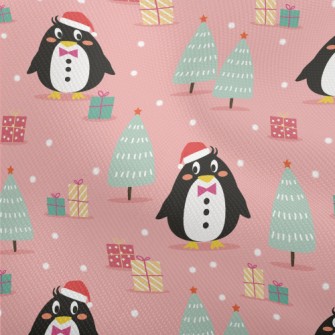 Penguin Wearing Santa Hat Dobby