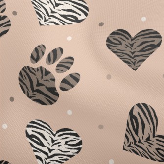 Animal Prints In Different Sha Dobby