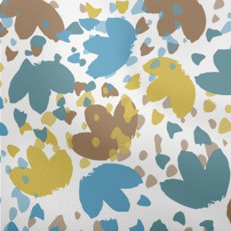 Colorful Flower Shapes Dobby