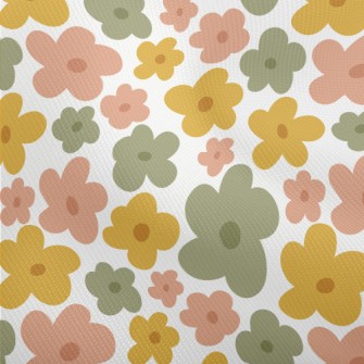 Hand Drawn Colorful Flowers Dobby