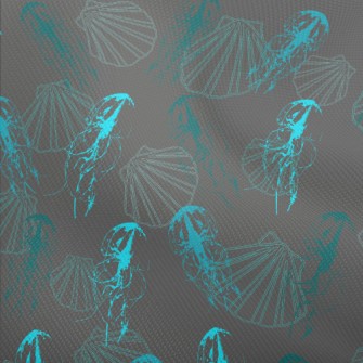 Line Jellyfish And Shells Dobby