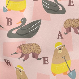 Colorful Cute Animals Stretch Ponte