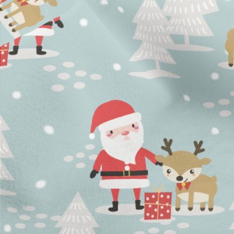 Christmas Winter Pattern Micro Fleece