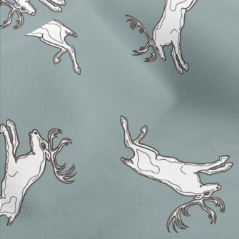 Elk With Exquisite Lines Micro Fleece