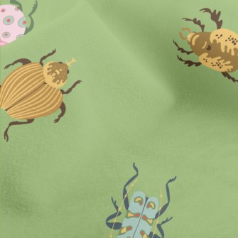 Colorful Insects Micro Fleece