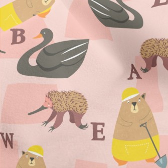 Colorful Cute Animals Micro Fleece