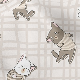 Cute Cat In Sweater Micro Fleece