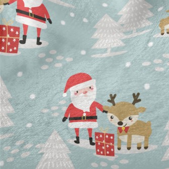 Christmas Winter Pattern Minky