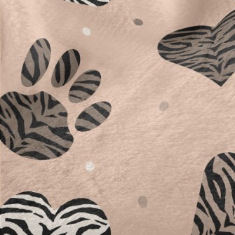 Animal Prints In Different Sha Minky