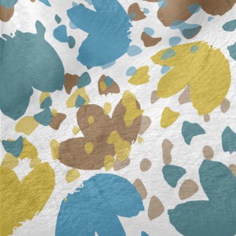 Colorful Flower Shapes Minky