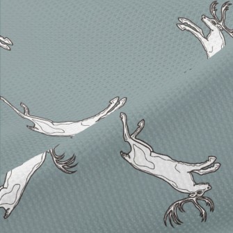 Elk With Exquisite Lines Piqué