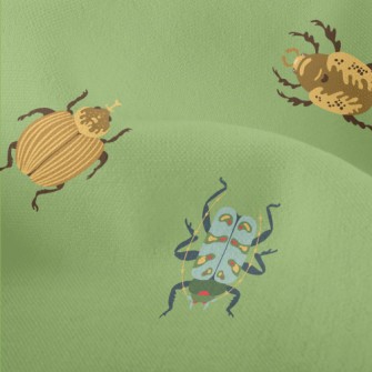 Colorful Insects Lightweight Performance Linen