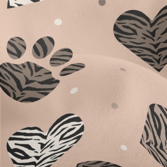 Animal Prints In Different Sha Lightweight Performance Linen