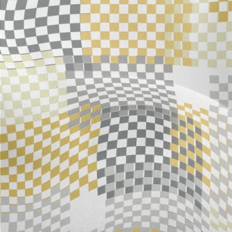 Pattern Made Of Squares Lightweight Performance Linen
