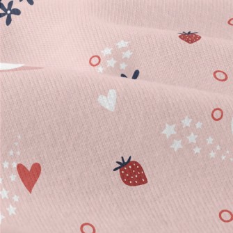 White Cat And Strawberry Modern Jersey