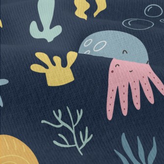 Warm And Cute Marine Life Modern Jersey