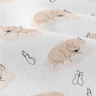 Puppy Sleeping Comfortably Modern Jersey