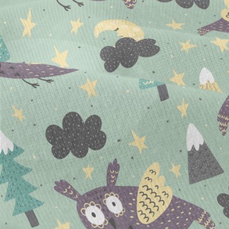 Picture Book Style Owl Modern Jersey