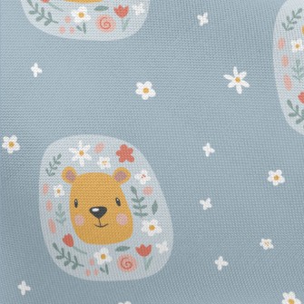 Little Bear Surrounded By Flow Pongee