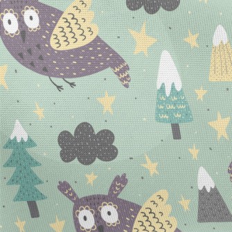 Picture Book Style Owl Pongee