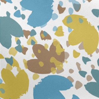 Colorful Flower Shapes Pongee