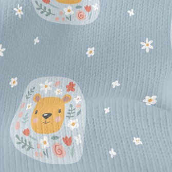 Little Bear Surrounded By Flow Stretch Jersey