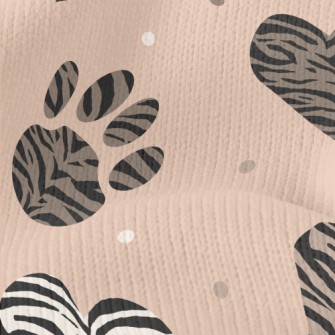 Animal Prints In Different Sha Stretch Jersey
