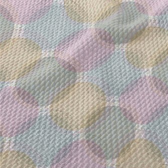 Colorful Circular Branch Patte Birdseye Piqué
