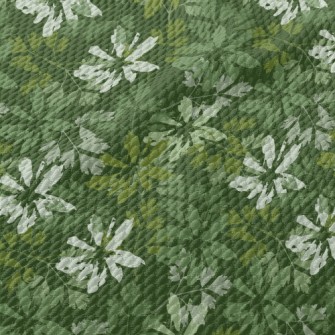 Rubbing Technique Of Flowers A Birdseye Piqué