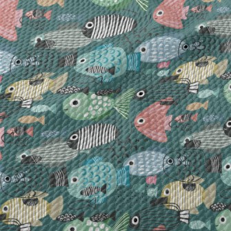 Children&#39;s Hand-painted Co Birdseye Piqué