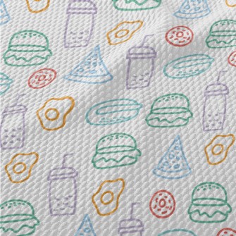 Color Line Fast Food Birdseye Piqué